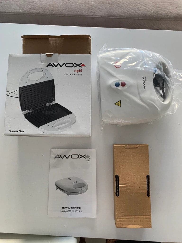 Awox Rapid Mini Tost Makinesi