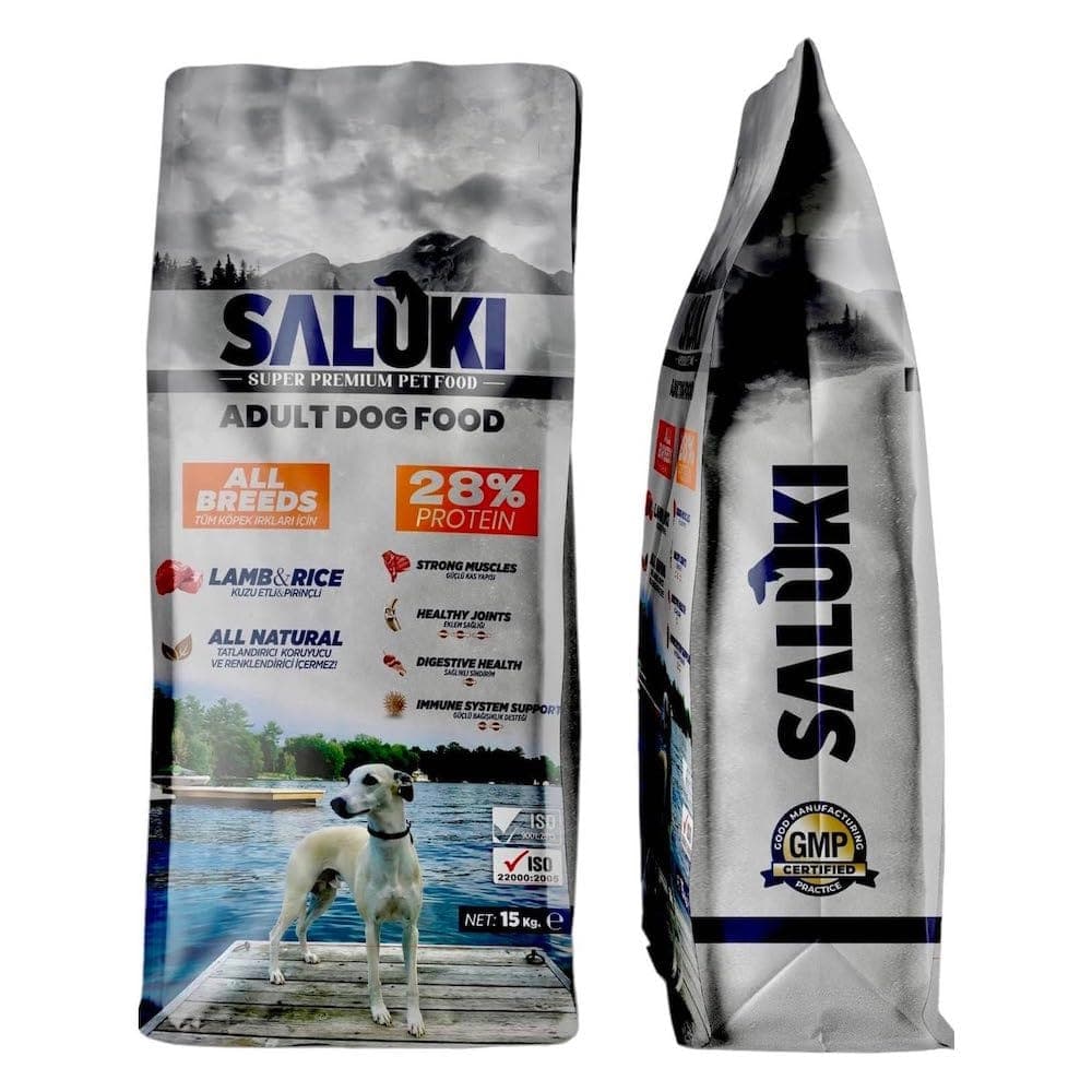 SALUKI Kuzu Etli Köpek Maması