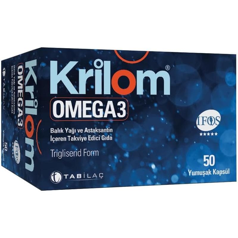 Krilom Omega 3 Yumuşak Kapsül