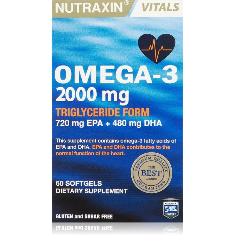 Nutraxin Omega 3 Balık Yağı 60 kapsül