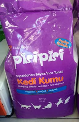 Eczacıbaşı Pisi Pisi Pudra Kokulu İnce Taneli Kedi Kumu