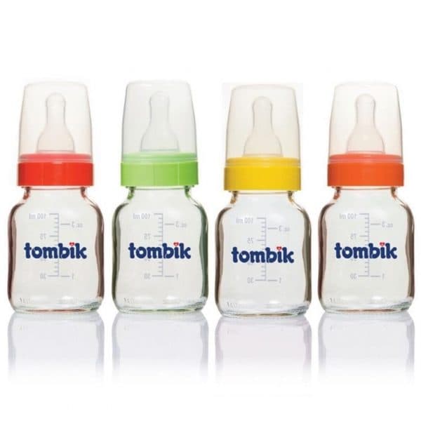 Tombik Cam Biberon 100 ml / Meyve Serisi