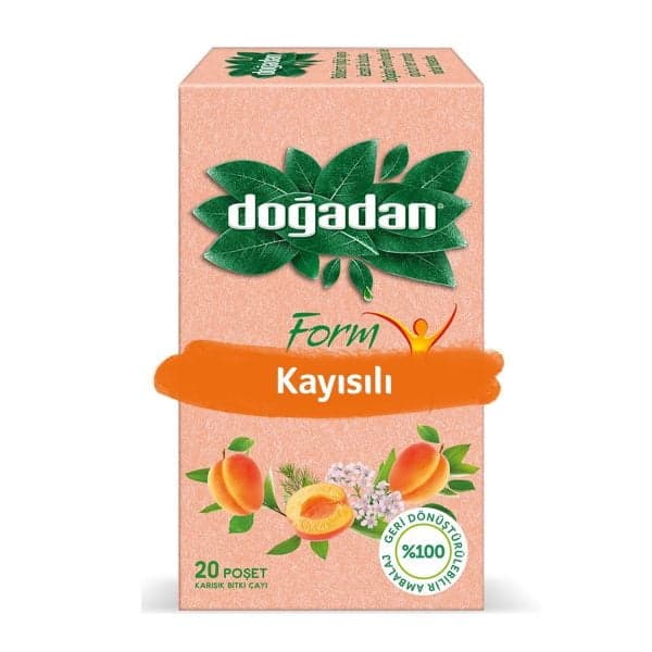 Doğadan Form Kayısılı Karışık Bitki Çayı