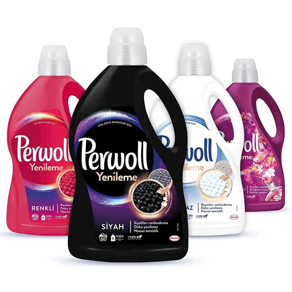 Perwoll Hassas Bakım Sıvı Çamaşır Deterjanı Renkliler Çiçek Cazibesi 2,75 L