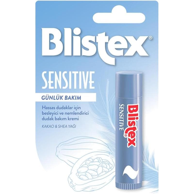 Blistex Sensitive - Hassas Dudaklar İçin Besleyici ve Nemlendirici Dudak Bakım Kremi