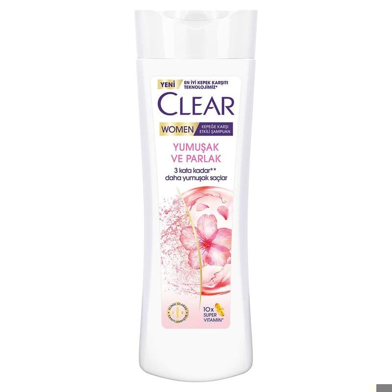 Clear Women Kepeğe Karşı Etkili Şampuan Yumuşak ve Parlak