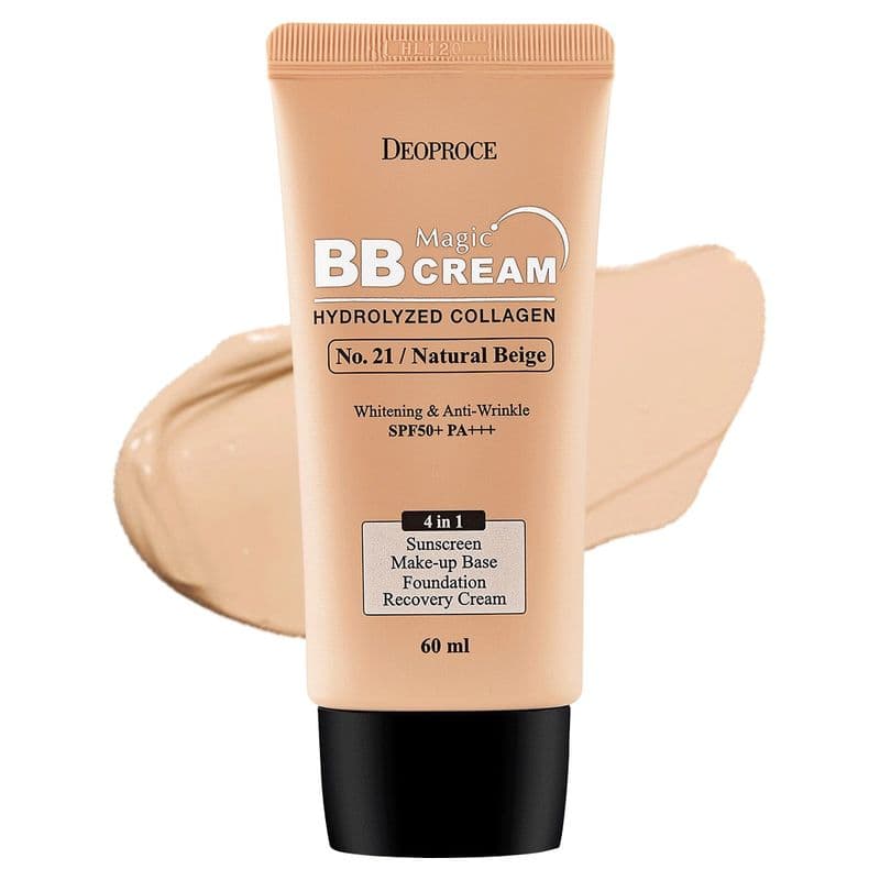 Deoproce SPF50+ PA NO:21 60 ml Magic BB Cream Deniz Kolajeni İçeren Yoğun Kapatıcı BB Krem