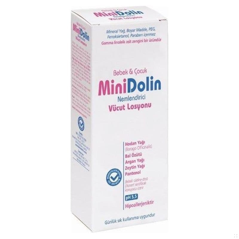 Minidolin Bebek Çocuk Nemlendirici Vücut Losyonu