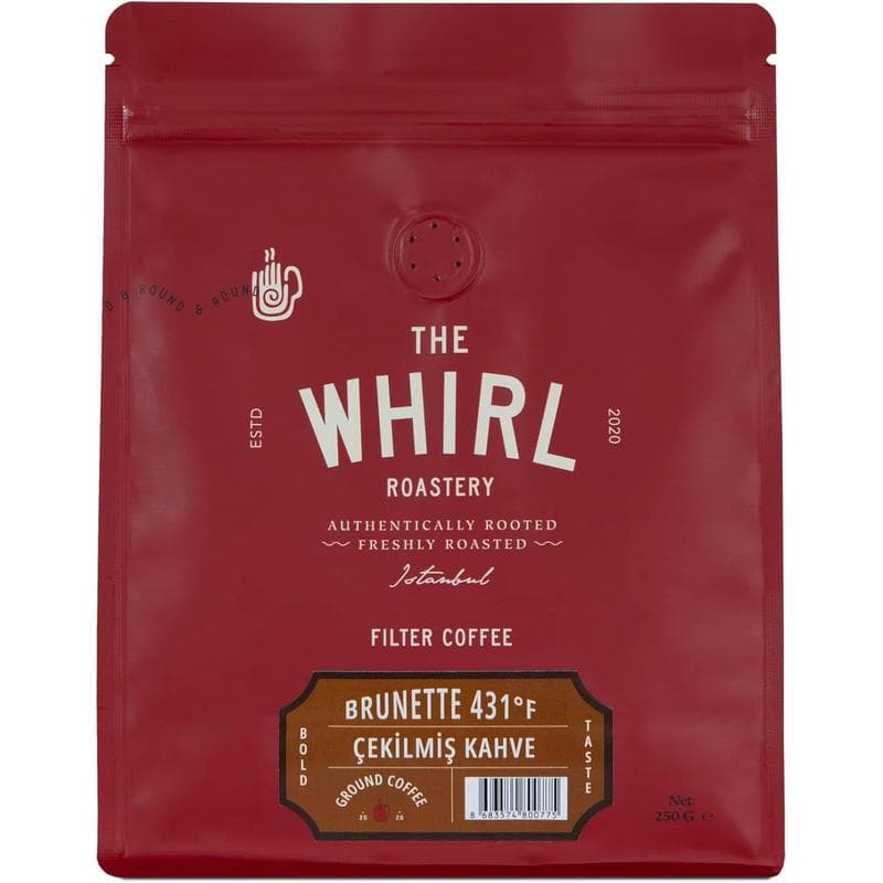 The Whirl Roastery 250 gr Brunette 431°F Çekilmiş Kahve